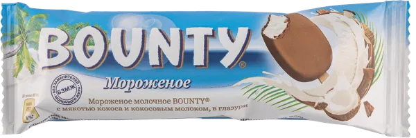 Изображение Мороженое молочное эскимо Баунти Марс ООО м/у, 60 г