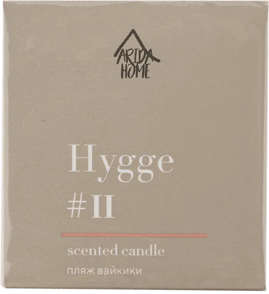 Изображение Свеча 6,8см в банке Хюгге №11 пляж вайкики Арида Хоум к/у, 1 шт