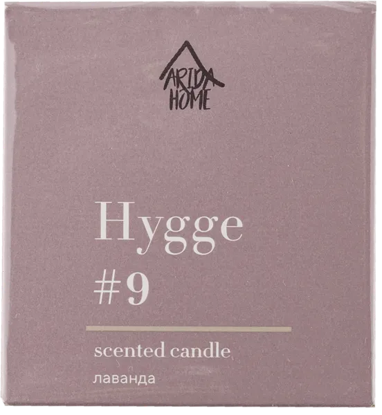 Изображение Свеча 6,8см в банке Хюгге №9 лаванда Арида Хоум к/у, 1 шт