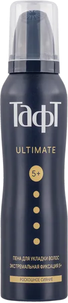 Изображение Пена для волос фикс №5+ Тафт ультимейт сияние экстрафиксация ЛАБ Индастриз ж/б, 150 мл