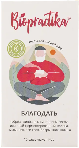 Изображение Чай травяной Биопрактика благочай Биопрактика кор, 20*2 г