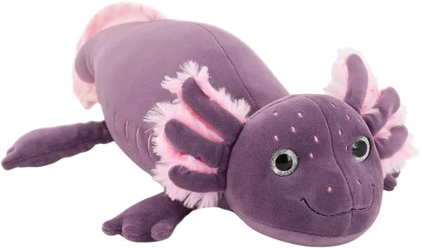 Изображение Мягкая игрушка 40 см Оушен аксолотль фиолетовый Оранж Тойс , 1 шт