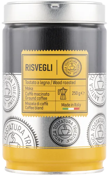 Изображение Кофе молотый Антика Тостатура Триестина Рисвегли 86% арабика Антика Тостатура Триестина ж/б, 250 г