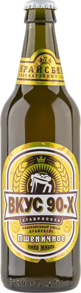 Изображение Пиво светлое Лагер 4,0% н/ф Крайсберг вкус 90-х пшеничное Крайсберг с/б, 0,5 л