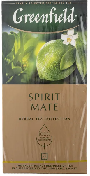 Изображение Чай черный в пакетиках Гринфилд спирит матэ Орими Трейд кор, 25*2 г