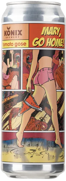 Изображение Пивной напиток темное Гозе 4,8% Коникс Мэри, Гоу Хоум Визит ж/б, 0,45 л