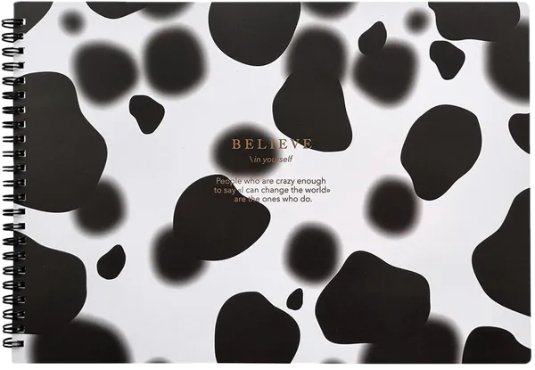 Изображение Альбом 40л для рисования Би Смарт А4 белив пятна на айвори БелКанБи , 1 шт