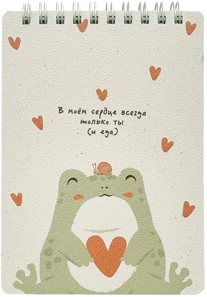 Изображение Блокнот 100л клетка Би Смарт А6 форест лягушка БелКанБи , 1 шт