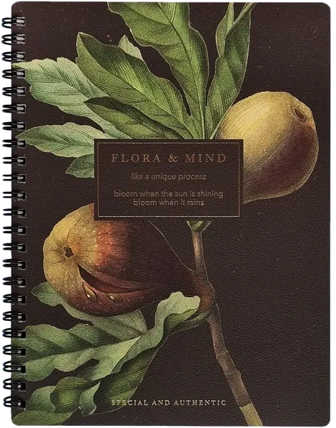 Изображение Тетрадь 80л клетка Би Смарт А5+ флора инжир БелКанБи , 1 шт