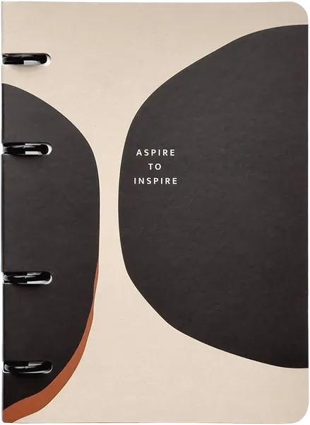 Изображение Тетрадь 80л клетка Би Смарт инспайр бежевая на кольца БелКанБи , 1 шт