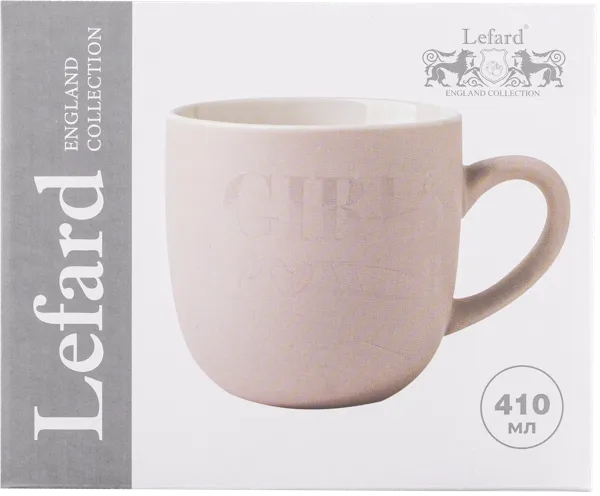 Изображение Кружка 410мл розовая Лефард герлс пауэр Лефард , 1 шт