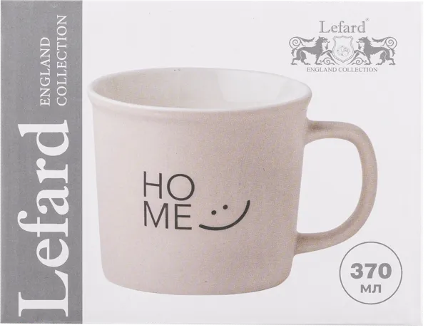Изображение Кружка 370мл розовая Лефард хоум Лефард , 1 шт