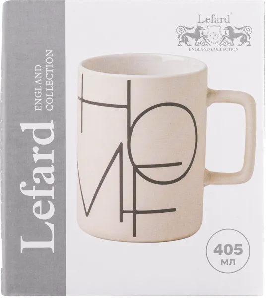 Изображение Кружка 380мл белая Лефард хоум Лефард , 1 шт