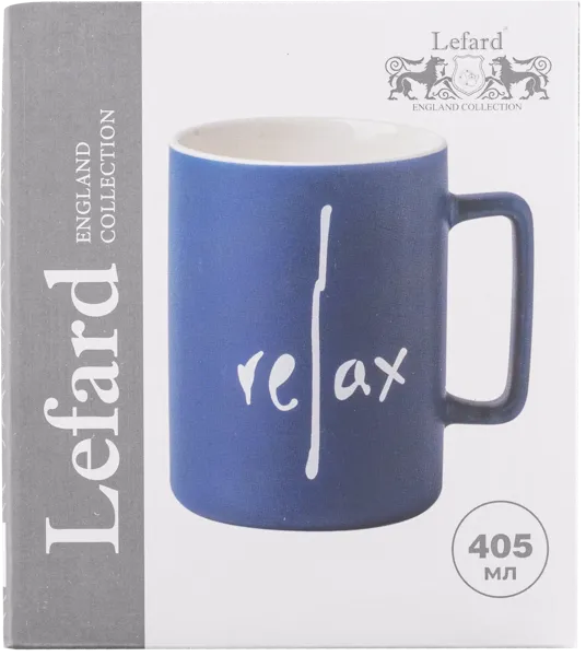 Изображение Кружка 405мл синяя Лефард релакс Лефард , 1 шт