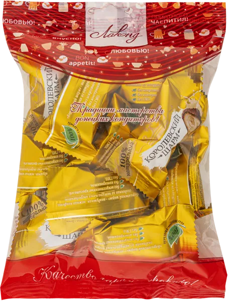 Изображение Конфеты вафельные Королевский Шарм со сливочной начинкой Лаконд м/у, 100 г