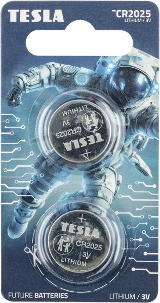 Изображение Батарейка СР 2025 Тесла электронные приборы Тесла Баттерис к/у, 2 шт
