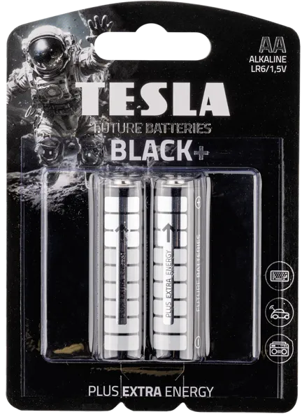 Изображение Батарейка ААА ЛР03 1,5 вольт Тесла блэк Тесла Баттерис к/у, 2 шт