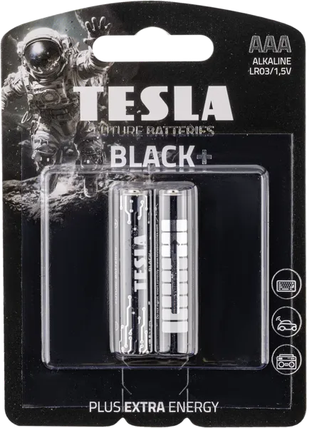 Изображение Батарейка АА ЛР6 1,5 вольт Тесла блэк Тесла Баттерис к/у, 2 шт
