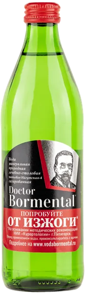 Изображение Мин вода газ рН6,6-6,9 Доктор Борменталь лечебно-столовая от изжог Хорошие напитки с/б, 0,45 л