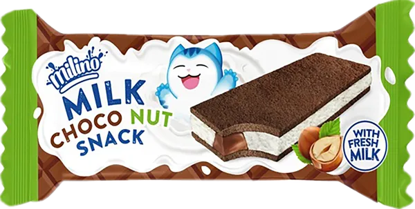 Изображение Пирожное бисквитное Милино орехово-шоколадное ТиЭсСи Фуд Продактс м/у, 29 г