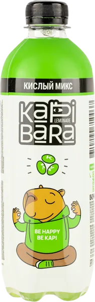 Изображение Напиток газ Капибара Кислый микс Бочкаревский ПЗ п/б, 0,5 л
