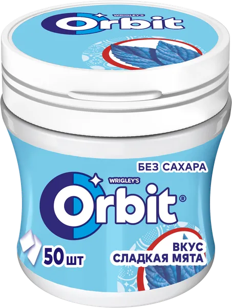 Изображение Жевательная резинка Орбит сладкая мята Марс п/б, 68 г