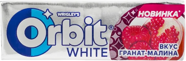Изображение Жевательная резинка Орбит гранат малина Марс м/у, 13,6 г