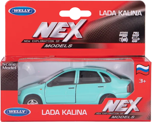 Изображение Машина 1:38 Велли лада калина Велли Фэктори ЛТД к/у, 1 шт
