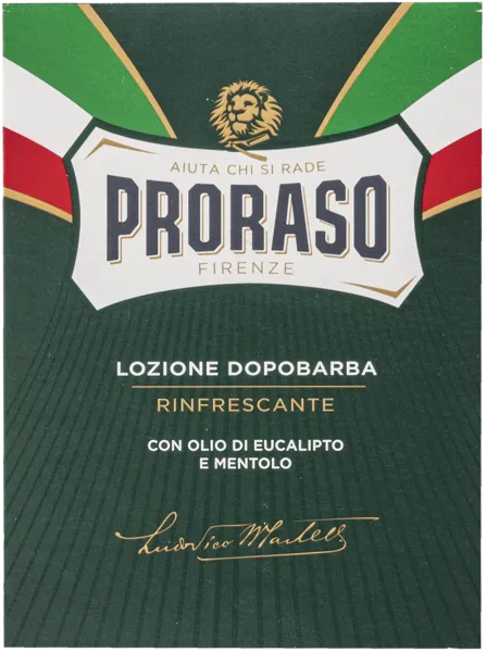 Изображение Бальзам после бритья Прорасо освежающий ментол Людовика Мартелли к/у, 100 мл