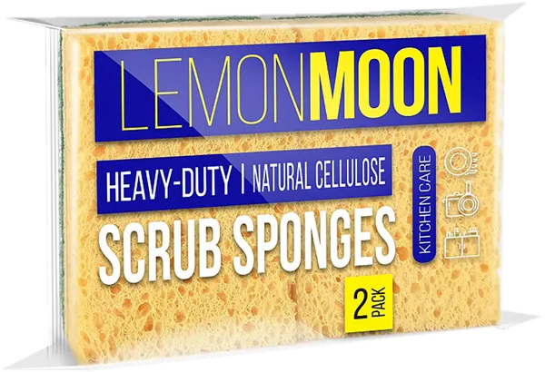 Изображение Губка для посуды Лемон Мун целлюлоза Абразивные технологии м/у, 2 шт