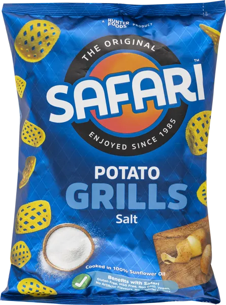 Изображение Чипсы картофельные Сафари соль Хантер Фудс м/у, 60 г