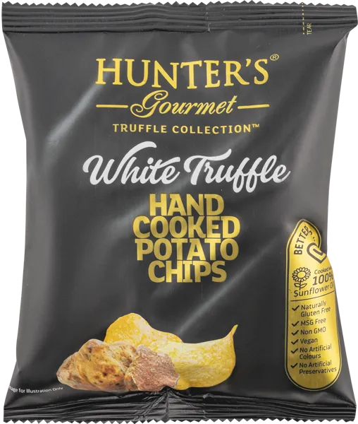 Изображение Чипсы картофельные Хантерс гурме белый трюфель Хантер Фудс м/у, 25 г