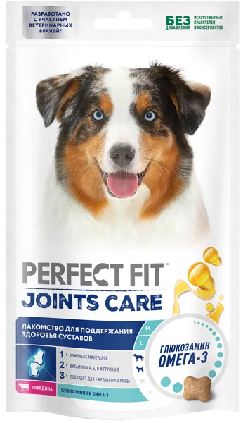 Изображение Лакомство для собак Перфект Фит здоровые суставы говядина Марс м/у, 130 г