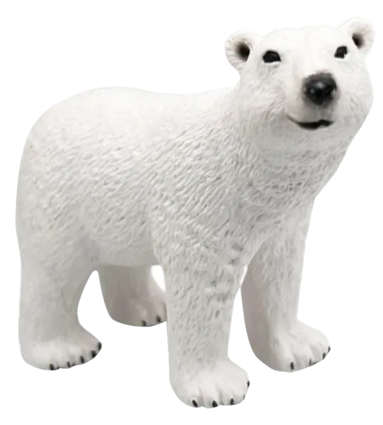 Изображение Фигурка 9,7 см Детское время медведь белый полярный Морефан Текнолоджи , 1 шт