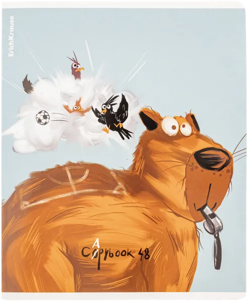 Изображение Тетрадь 48л клетка Эрих Краузе хэппи капи Эрих Краузе , 1 шт