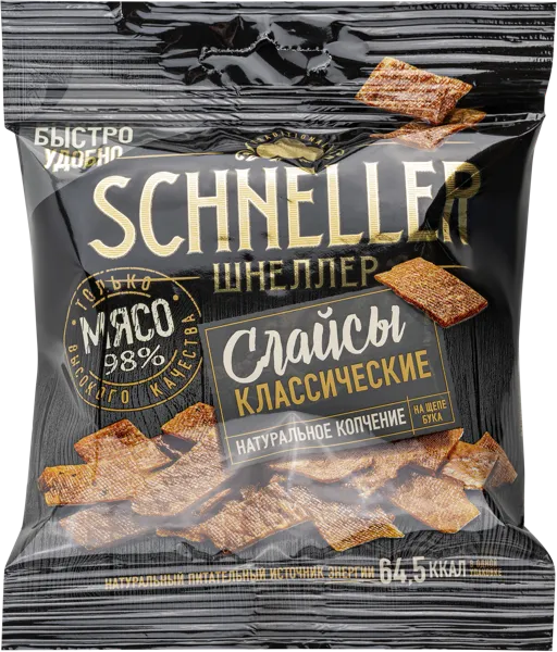 Изображение Слайсы копченые из курицы Шнеллер классические Митэк м/у, 30 г