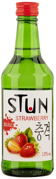 Изображение Спиртной напиток 13% Соджу Стан Клубника КЛВЗ Кристалл с/б, 0,375 л