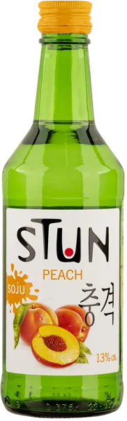 Изображение Спиртной напиток 13% Соджу Стан Персик КЛВЗ Кристалл с/б, 0,375 л