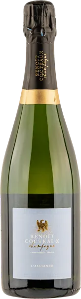 Изображение Шампанское белое брют Бенуа Кокто Л Альянс шардоне пино нуар Бенуа Кокто с/б, 0,75 л