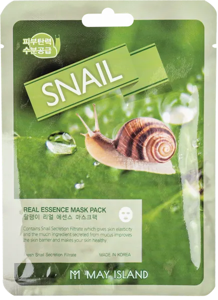 Изображение Маска питание для лица Май айлэнд улитка увлажняющая Кокослаб м/у, 1 шт