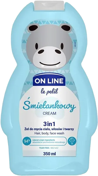 Изображение Гель для душа детский Он лайн крем очищающий 3в1 Форте Свиден п/у, 350 мл