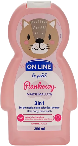 Изображение Гель для душа детский Он лайн маршмеллоу очищение 3в1 Форте Свиден п/у, 350 мл