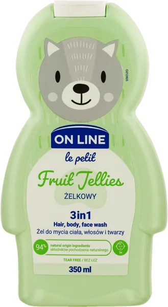 Изображение Гель для душа детский Он лайн фруктовые мармеладки 3в1 Форте Свиден п/у, 350 мл
