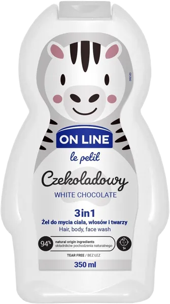 Изображение Гель для душа детский Он лайн белый шоколад 3в1 Форте Свиден п/у, 350 мл