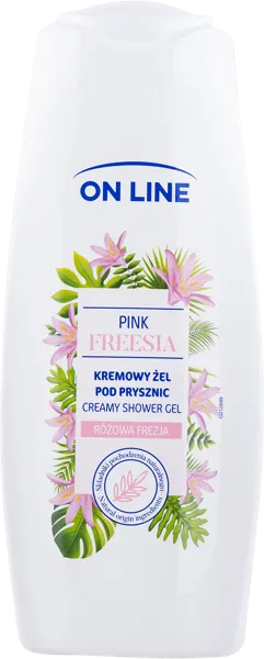 Изображение Гель для душа Он лайн розовая фрезия очищение Форте Свиден п/у, 400 мл