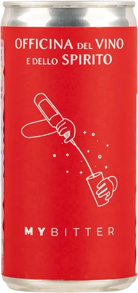 Изображение Напиток виноградосодержащий сладкий газ Май Биттер 5% Лависоло Массимо ж/б, 0,2 л