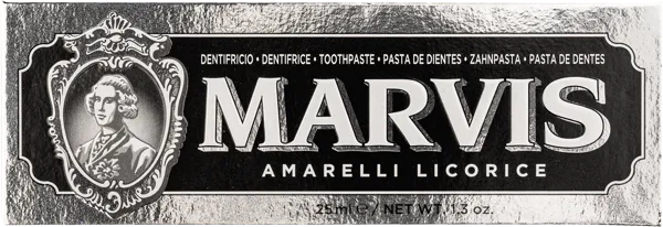 Изображение Зубная паста полирующая Марвис амарелли лакрица Людовика Мартелли п/у, 25 мл