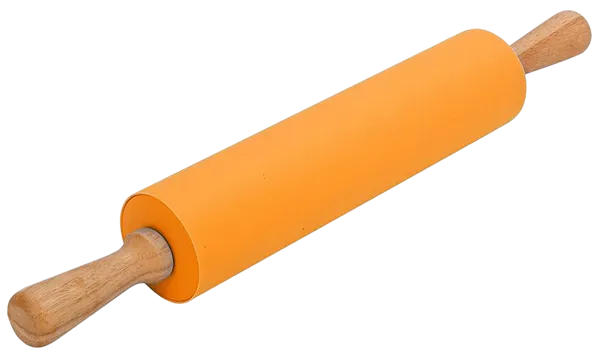 Изображение Скалка 43см для теста Регент инокс силикон оранжевая Регент Рус м/у, 1 шт