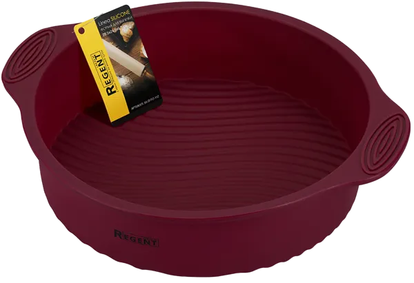 Изображение Форма 24,5см для выпечки Регент инокс силикон бордовая Регент Рус м/у, 1 шт