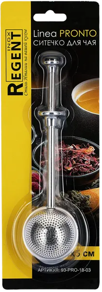 Изображение Ситечко 18*5см для чая Регент инокс пронто неж сталь Регент Рус , 1 шт